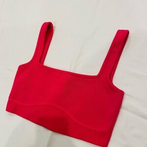 ZARA Hot pink crop top
